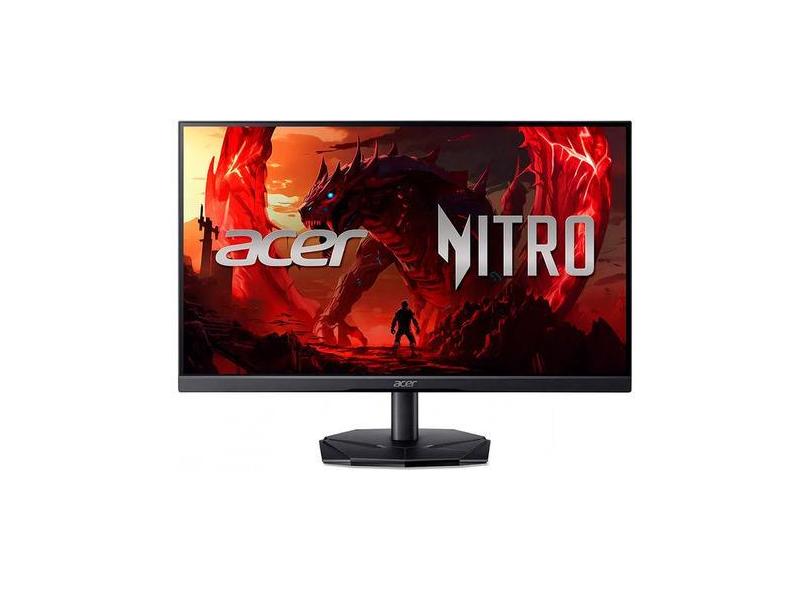 Monitor Gamer Acer Nitro 24,5 Full Hd 180hz 0,5ms Freesync Cor Preto Bivolt Nitro