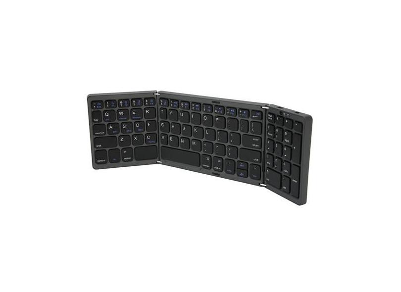 Teclado Bluetooth dobrável Luqeeg 8.1 Keys para Windows iOS Android