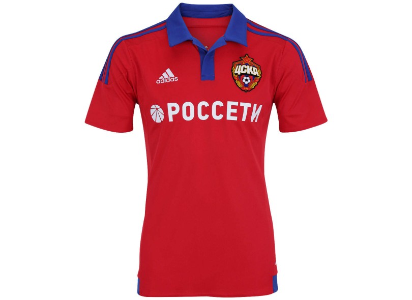 Camisa Torcedor CSKA I 2015/16 sem Número Adidas