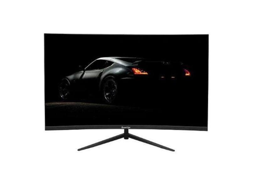 Monitor Led 31,5 Brazilpc Frameless Curvo Fullhd 75Hz Preto