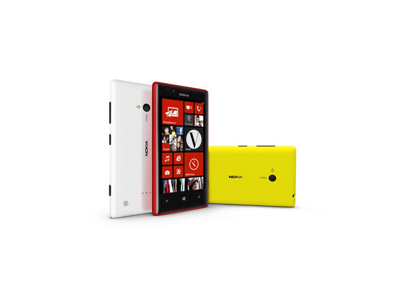 Smartphone Nokia Lumia 720 Câmera 6,1 MP Desbloqueado 8 GB Windows Phone 8 3G Wi-Fi
