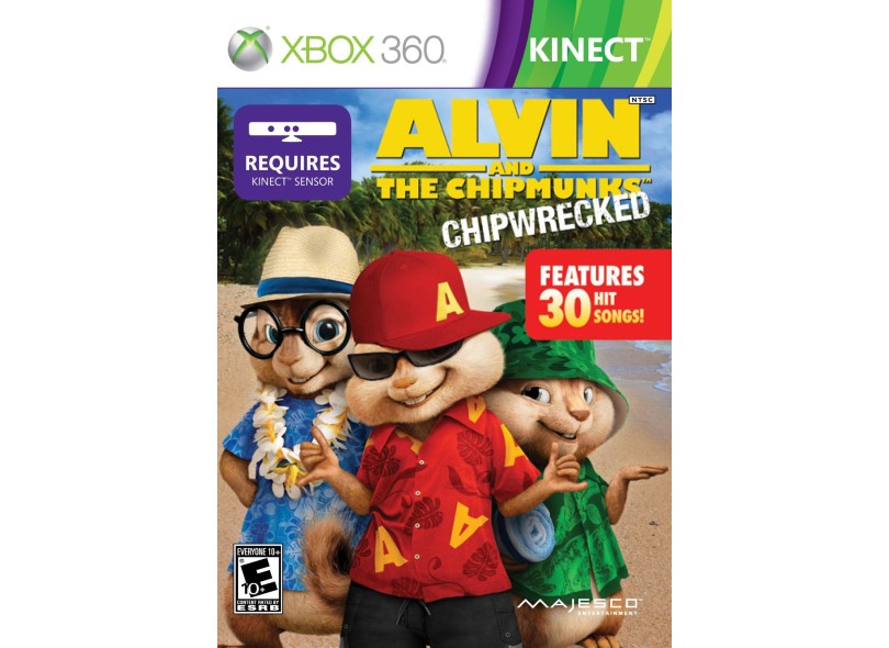 Jogo Alvin and the Chipmunks: Chipwrecked Xbox 360 Majesco Entertainment