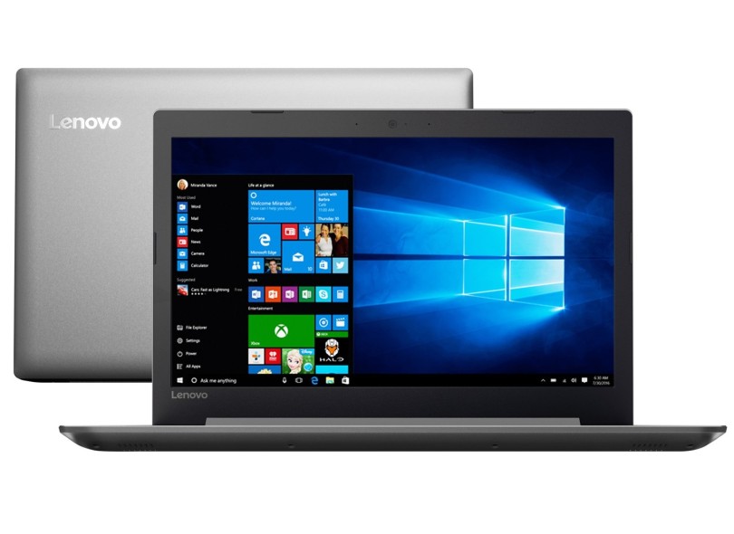 Notebook Lenovo IdeaPad 300 Intel Core i5 7200U 7ª Geração 12 GB de RAM 240.0 GB 15.5 " GeForce 940MX Windows 10 320
