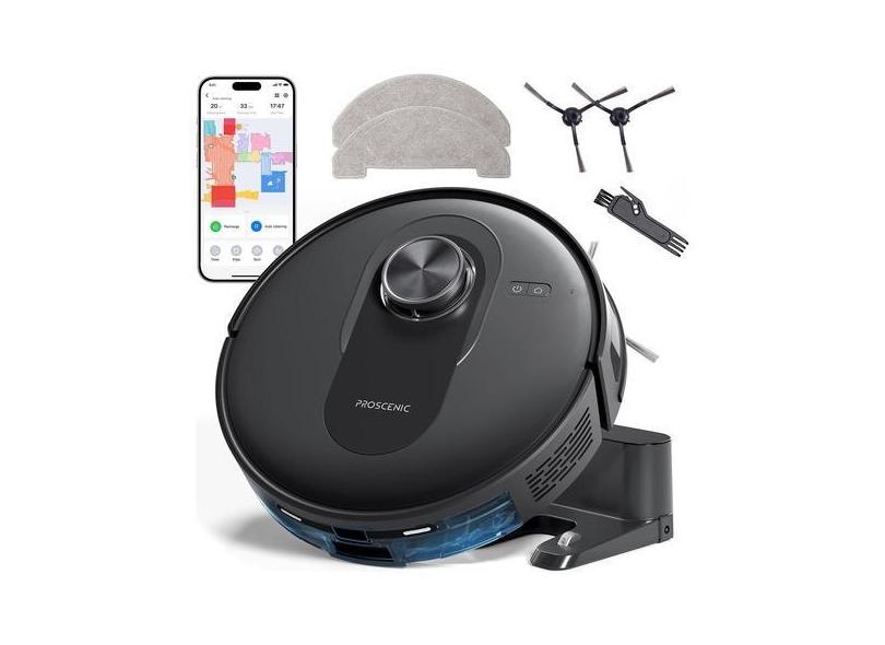 Aspirador De Pó Robô Proscenic Q8 Com Navegação Lidar Proscenic Q8 Robot Vacuum Cleaner