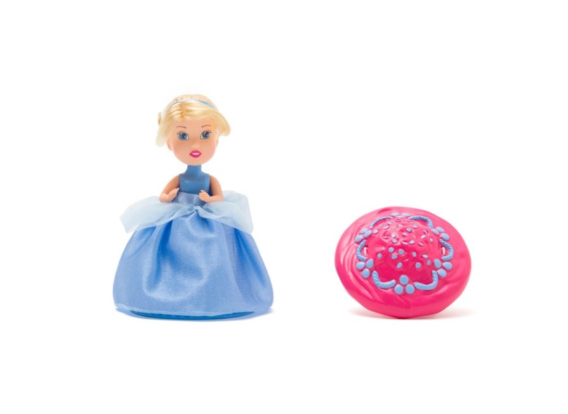 Boneca Cupcake Surpresa Princesas Disney Cinderela Estrela