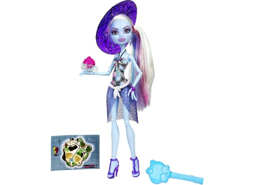 Boneca Monster High Abbey Bominable Praia Mattel