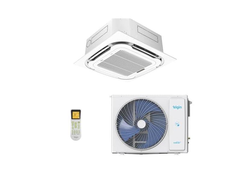 Ar-Condicionado Split Cassete 4 Vias Inverter Plus R-32 Elgin 36.000 BTUs Só Frio 220V Monofásico