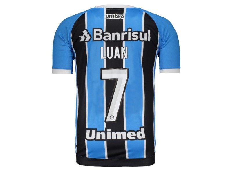 Camisa Torcedor Grêmio I 2017/18 Com Nome e Número Umbro