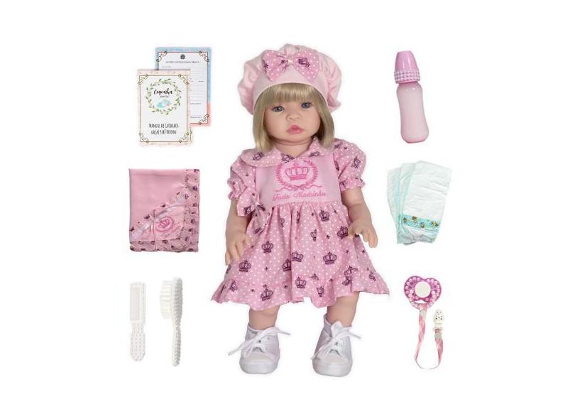 Bebe Reborn Silicone Barata Boneca Baby Princesa em Promoção na