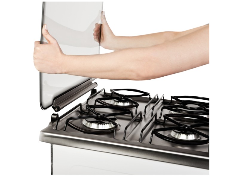 Fogão de Piso Electrolux Celebrate Duplo Forno 4 Bocas Acendimento Automático com Forno Duplo Grill 56DTB