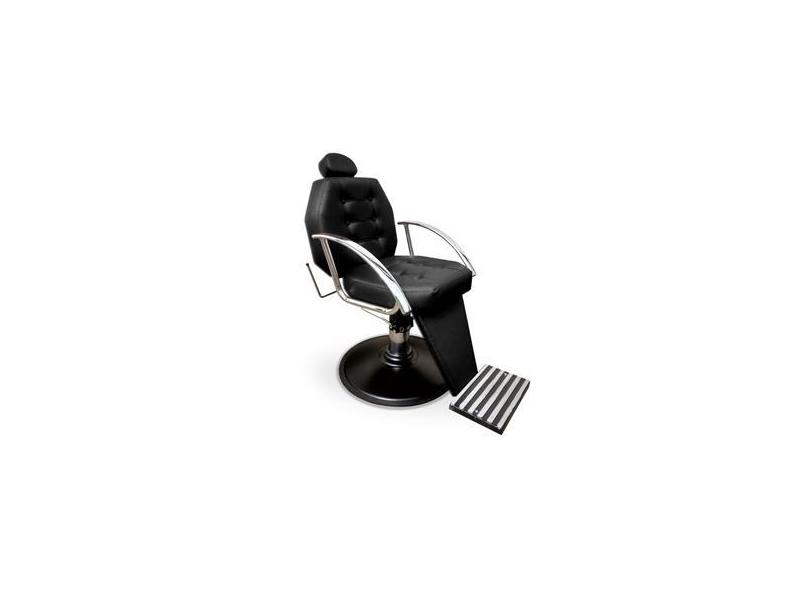 Cadeira de Barbeiro Reclinável Linea com Pé Taça e Braço Cromado - em  Promoção é no Buscapé