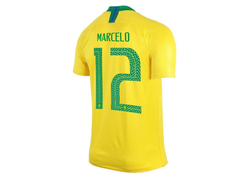 Camisa Torcedor Brasil I 2018/19 com Nome e Número Nike
