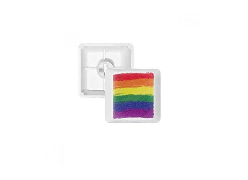 Stippling teclado mecânico com pintura lésbica arco-íris gay teclado mecânico PBT kit de atualização para jogos