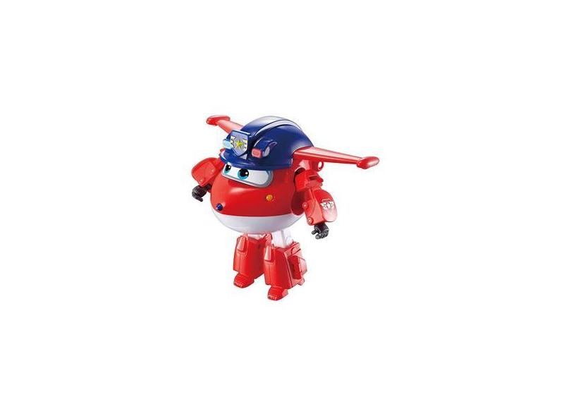 Giocattolo Super Wings Patrol Jett 13cm Con Trasformazione E Luci, Per Bambini 3+ Anni - 2