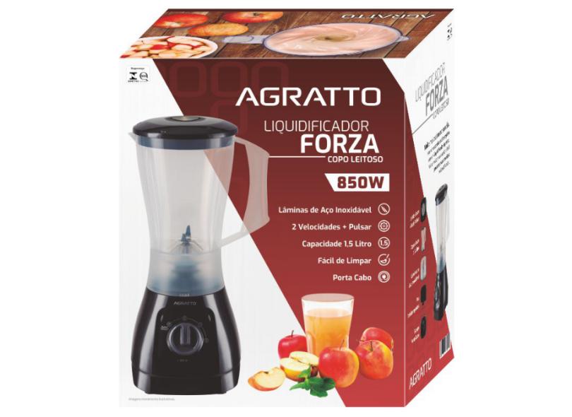 Liquidificador Agratto Forza LQLF 1.5 l 2 Velocidades 850 W