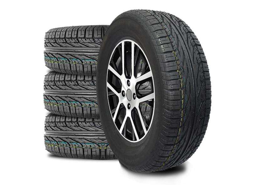 Kit 4 Pneus 175/65R14 Remoldado