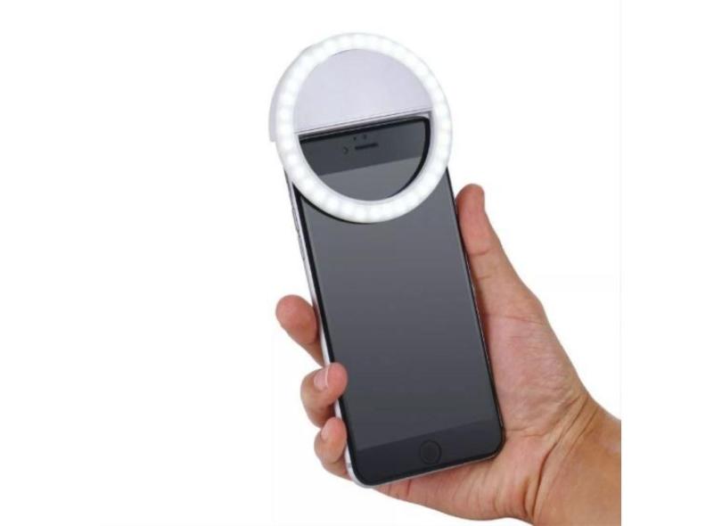 Luz De Selfie Ring Light Clipe Anel Led Flash Celular Universal com o  Melhor Preço é no Zoom