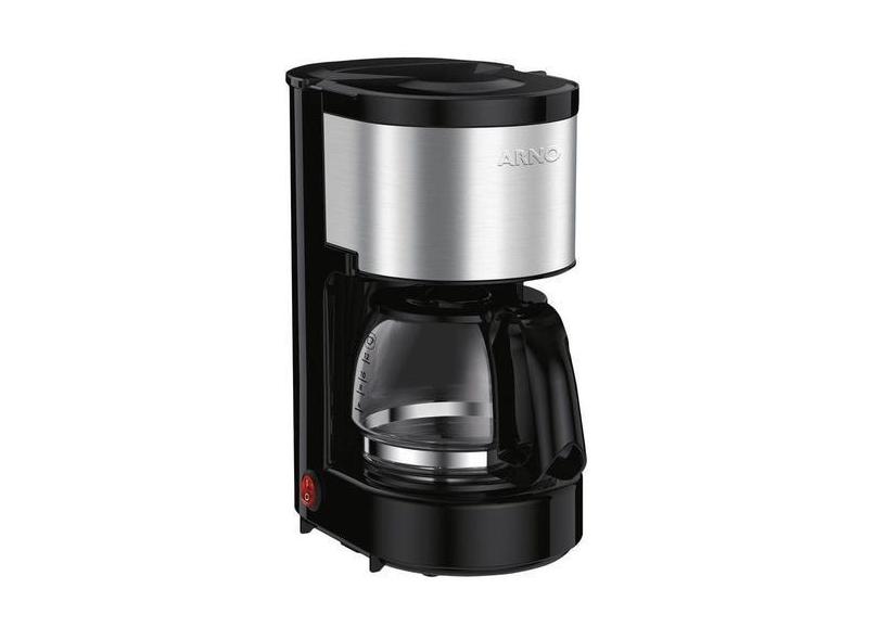 Cafeteira eletrica arno 12 xicaras 650w - inox/preta, 110V
