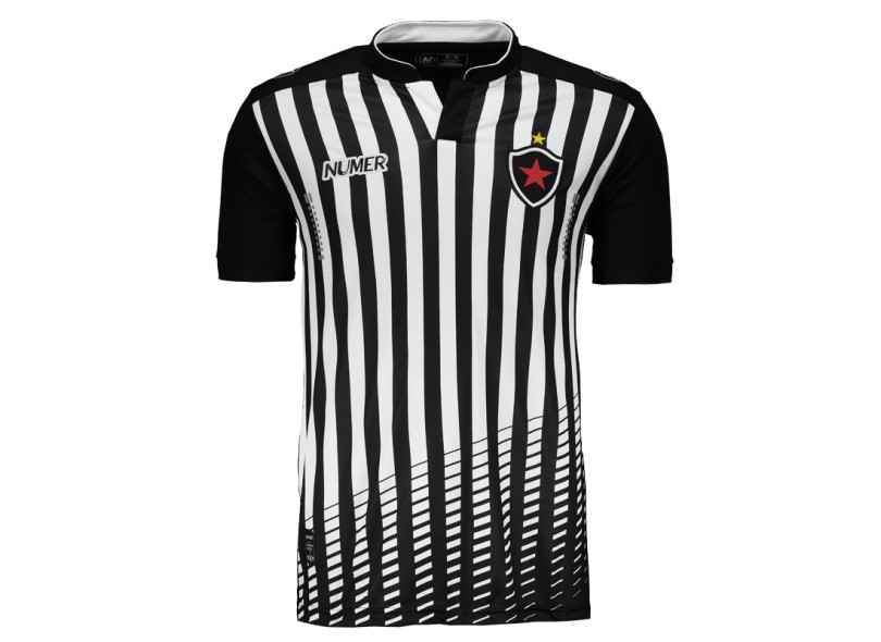 Camisa Torcedor Botafogo da Paraíba I 2017 com Número Numer