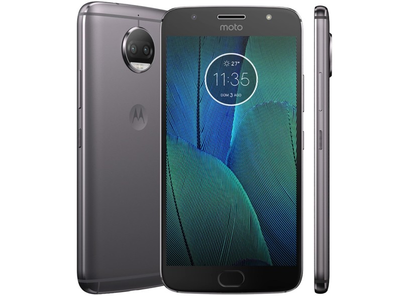 Smartphone Motorola Moto G G5S Plus TV Digital 32GB XT1802 13,0 MP 2 Chips Android 7.1 (Nougat) 3G 4G Wi-Fi