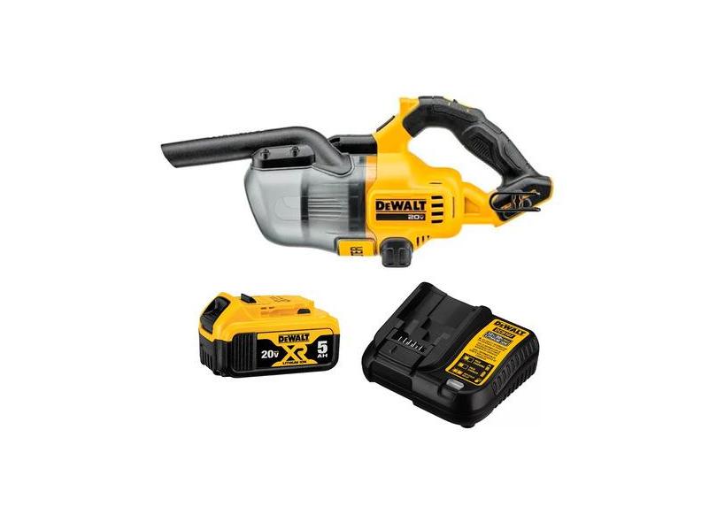 Aspirador De Po Portatil Com Bateria 20v Dcv501hb Dewalt DCV501HB-B3