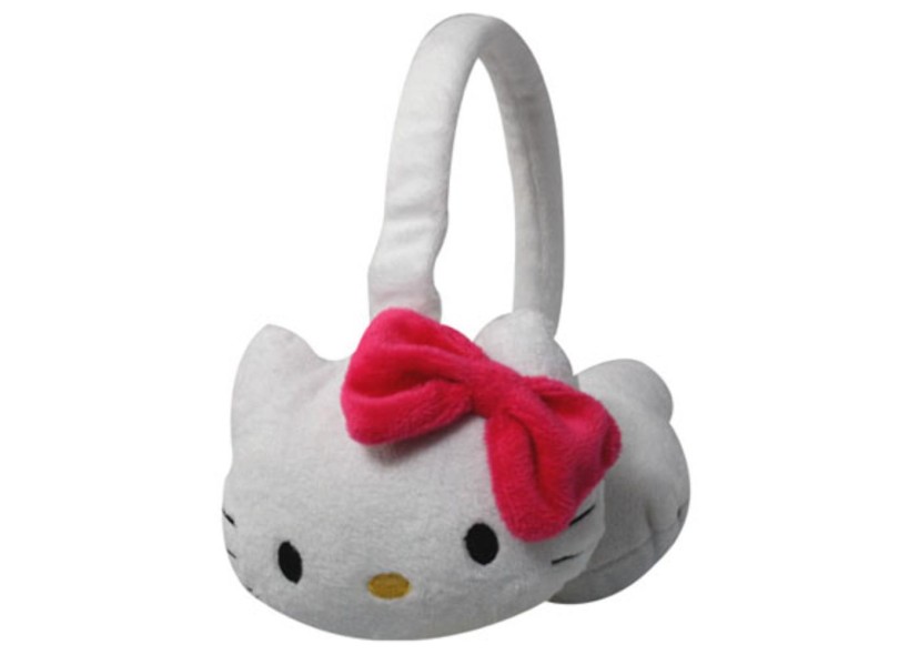 Headphone Hello Kitty KIT-AUDJPELUCHE
