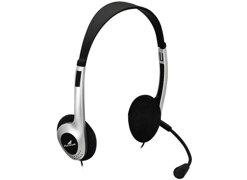 Fone Headset Hbl-101 3.5Mm Fortrek Prata