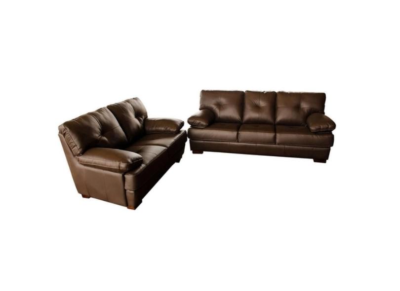 Conjunto 2 e 3 lugares Couro Isis Gran Belo