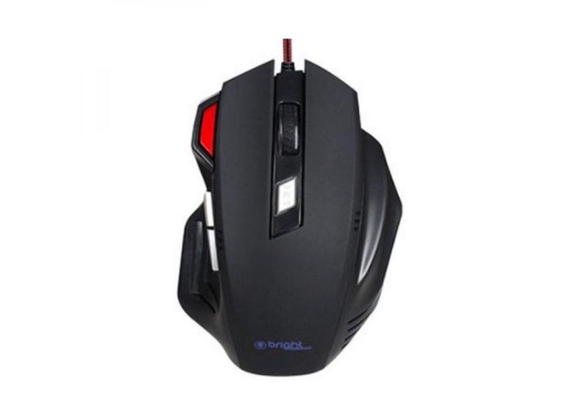 Mouse Usb Gamer Pro 2400Dpi Bright Mause Para Youtuber