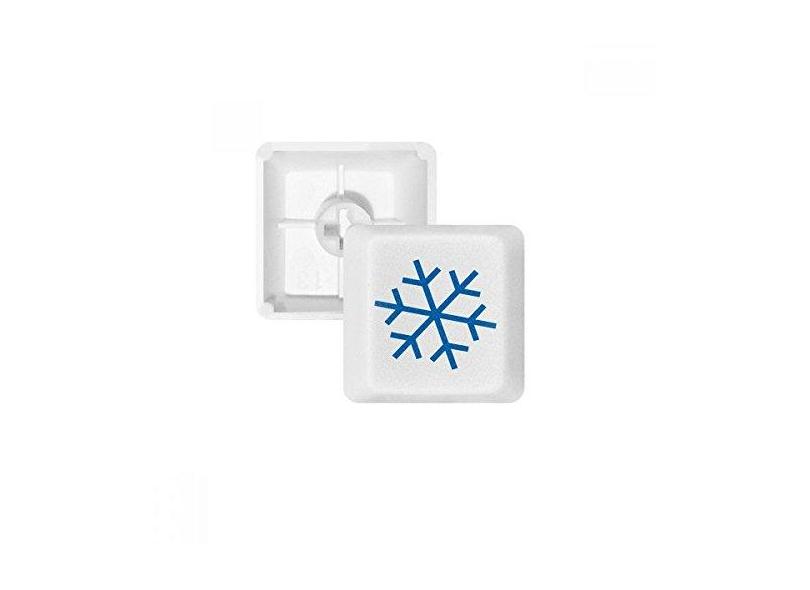 Kit de atualização de teclado mecânico PBT teclado mecânico floco de neve para esportes de inverno