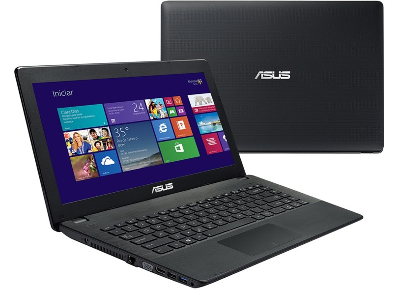 Notebook Asus Intel Core i3 2375M 2ª Geração 2GB de RAM HD 320 GB LED 14" Windows 8 X451CA-BRAL-VX100H