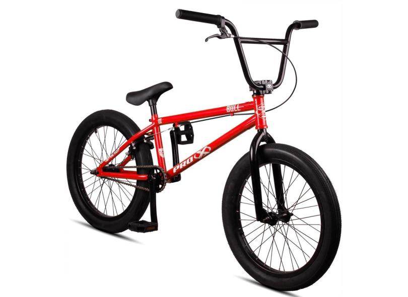 Bicicleta BMX Pro-X Bull Aro 20 Eixo 14mm Pedivela 3 Peças Cog 9-Unissex