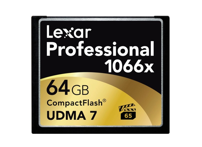 Cartão de Memória Compact Flash Lexar Professional 64 GB LCF64GCRBNA1066