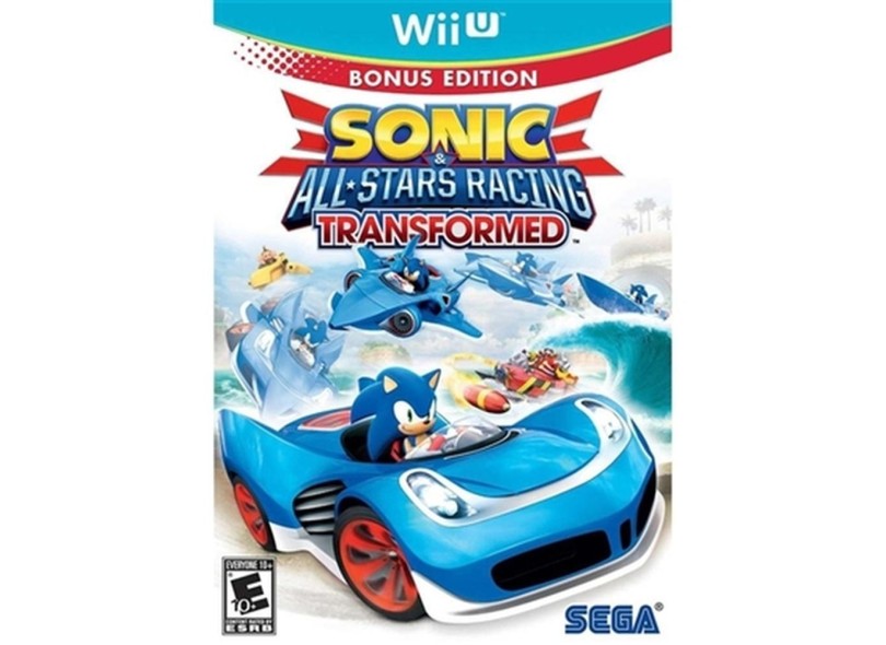 Jogo Sonic & Sega All-Stars Racing Transformed Wii U Sega