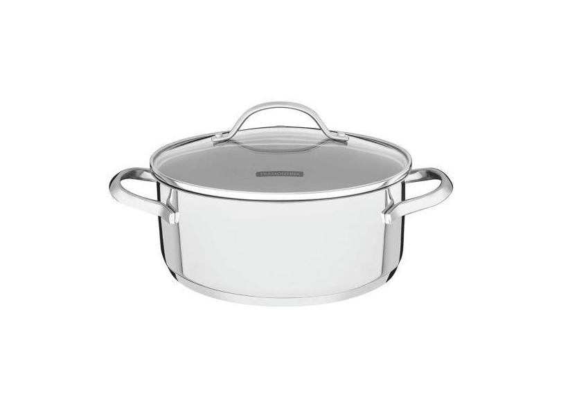 Caçarola Tramontina Indução Una Inox Rasa 16Cm 1,4 Litros