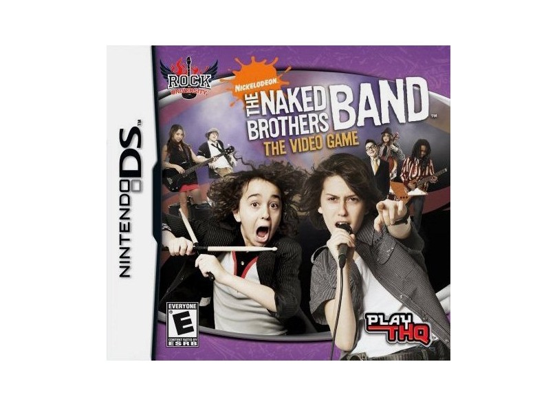 Jogo Rock Univesity Presents: Naked Brothers Band THQ Nintendo DS