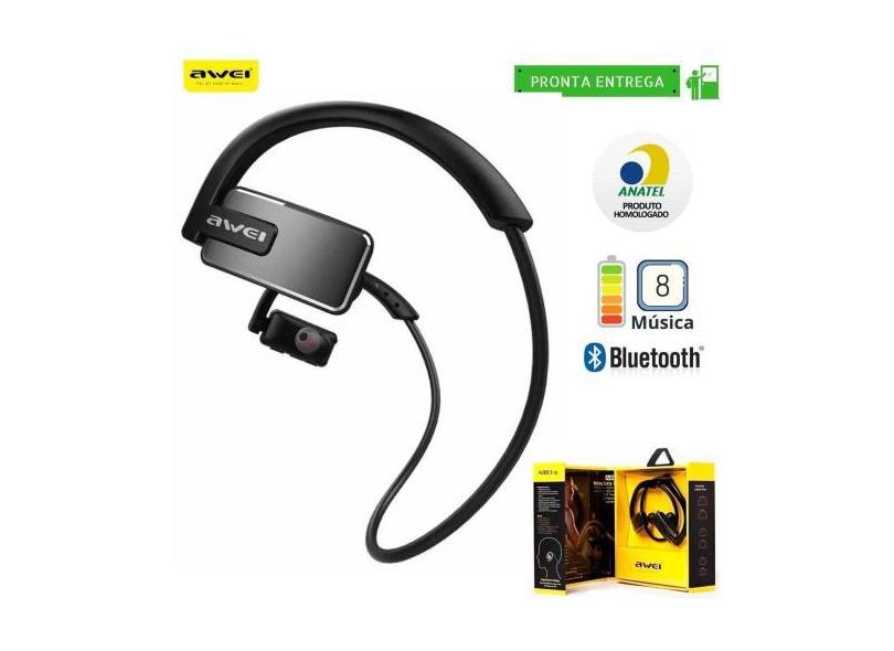 Fone De Ouvido Esportivo Caminhada Corrida Awei A883bl Bluetooth Super ...