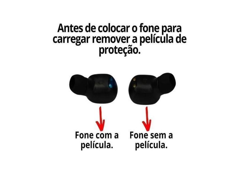 Fones Ouvido Sem Fio Wireless Preto Para Samsung A04 - Mdm