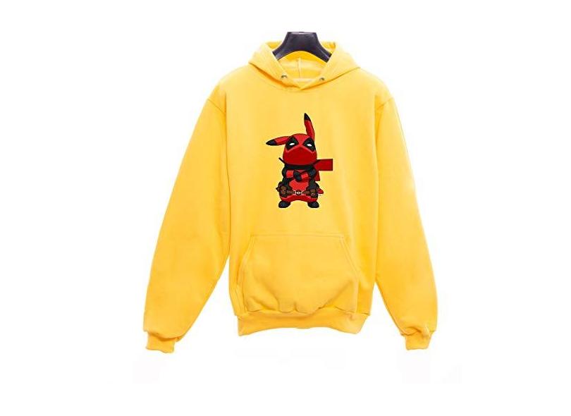 pikachu deadpool moletom com capuz
