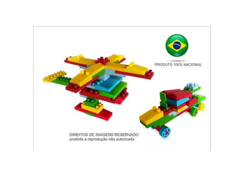 Kit Multiblocos - 1000 Peças - Pecinhas Para Montar - Lego em