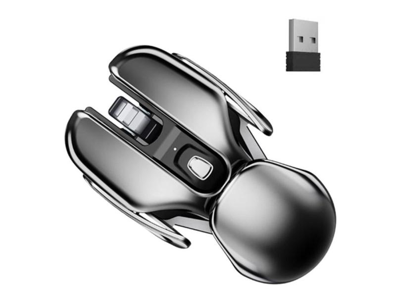 Mouse de Ferro Gaming Usb Sem Fio - 4 Botões