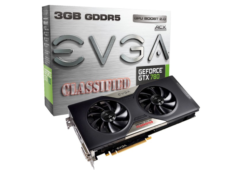 Placa de Video NVIDIA GeForce GTX 780 3 GB DDR5 384 Bits EVGA 03G-P4-3788-KR