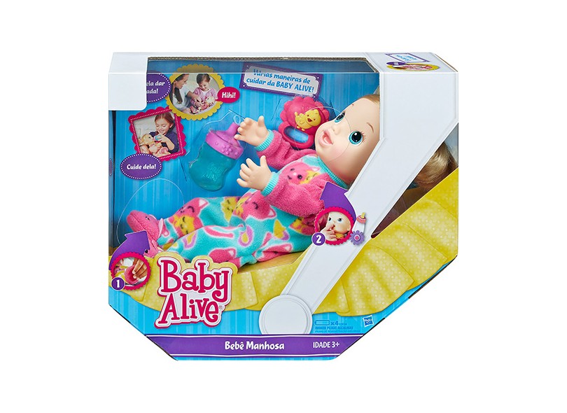 Boneca Baby Alive Manhosa Hasbro