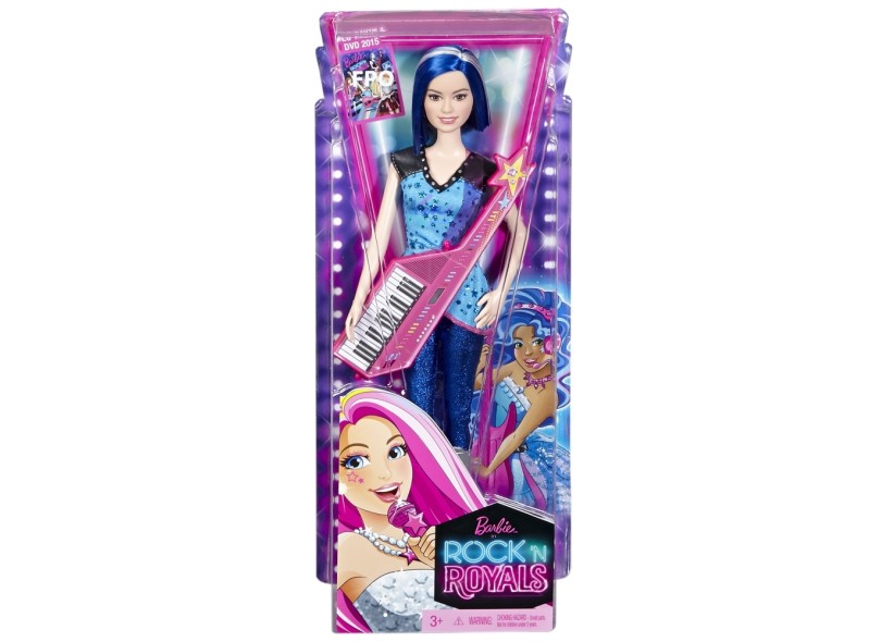 Boneca Barbie Rock'n Royals Zia Mattel