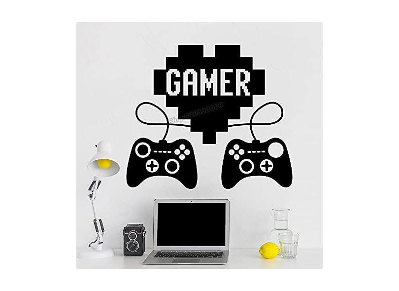 Adesivo De Parede Video Game Gamer Decorativo Desenhos Games