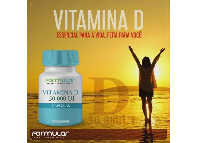 Vit D3 50000 ui 30 Capsulas reforça seu sistema imunológico com o Melhor Preço é no Zoom