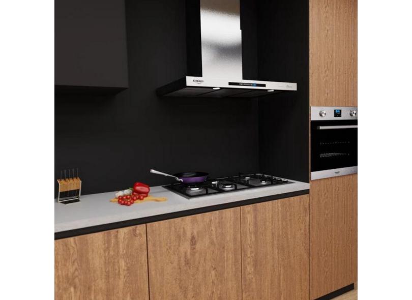 Cooktop Dako Diplomata Gourmet 5 Bocas Acabamento Inox Acendimento