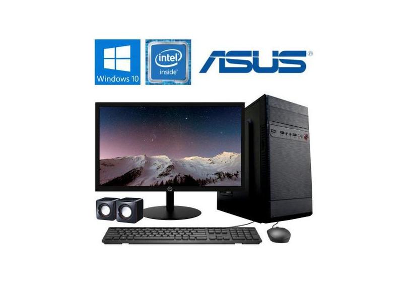 Computador Completo Pc Cpu Flex Asus Intel Core I5 4Gb Hd 500Gb Com Ki