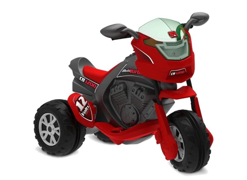 Moto Eletrica Infantil Bandeirante CB1200 Super Turbo 12V