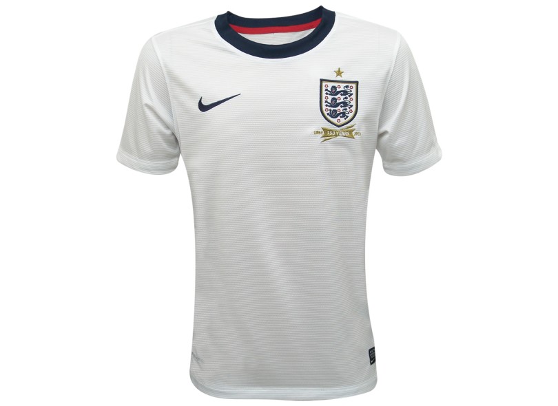 Camisa Jogo Inglaterra I 2013 Infantil sem Número Nike
